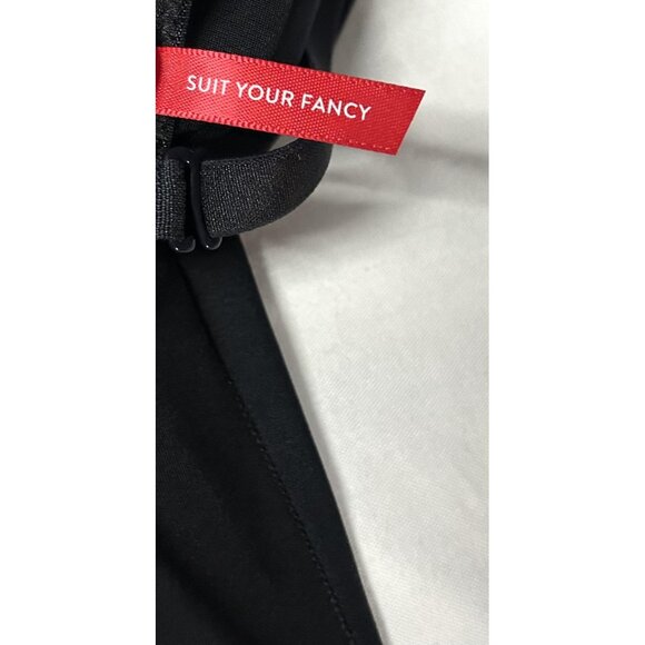 Spanx Bodysuit Womens Medium Black Suit Your Fancy Plunge Bra Low-Back Shapewear - Picture 9 of 14